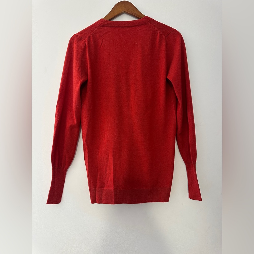 J.Crew Merino Ruffled Strata Cardigan - Picture 2 of 5